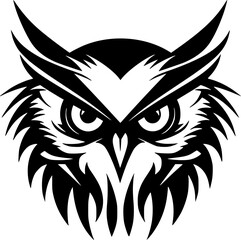 Fototapeta premium Owl - Minimalist and Flat Logo - Vector illustration