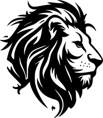 Fototapeta premium Lion - Minimalist and Flat Logo - Vector illustration