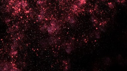 A dazzling lilac sky dotted with stars and constellations, evoking a feeling of infinite possibilities in the boundless universe