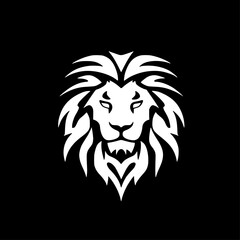Obraz premium Lion - Minimalist and Flat Logo - Vector illustration