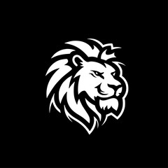 Lion | Minimalist and Simple Silhouette - Vector illustration