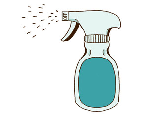 スプレーのイラスト