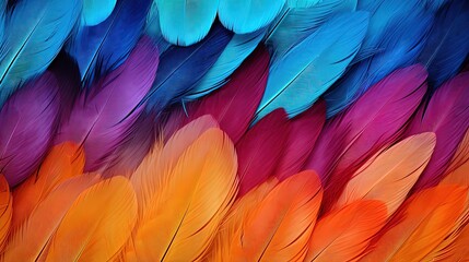 colorful feather texture