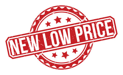 New Low Price stamp red rubber stamp on white background. New Low Price stamp sign. New Low Price stamp.
