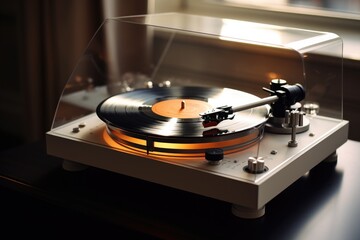 Retro vinyl player
