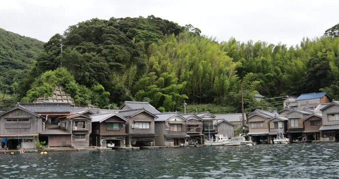 Funaya fishermen houses Kyoto prefecture Ine Japan