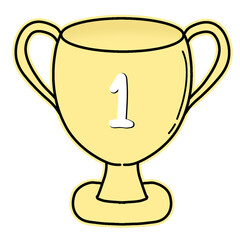 gold trophy cup