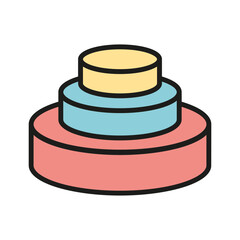 financial infographic icon