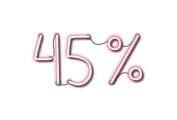 neon 45%