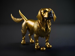 Golden Dog generated Ai