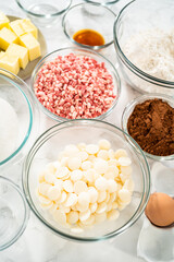 Peppermint White Chocolate Cookies