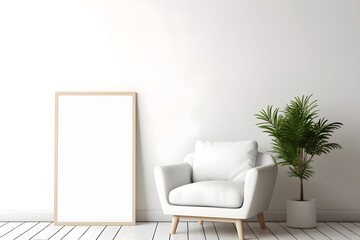 Soft and Modern Frame Mockup Frame Mockup, generative, ai