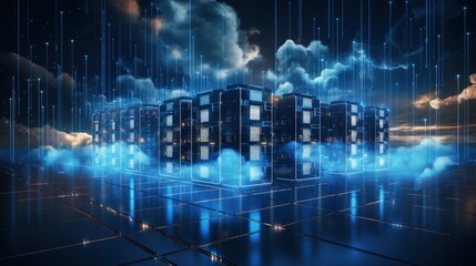 blue data cloud server technology