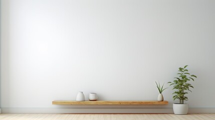 Obraz na płótnie Canvas minimalist interior of a scandinavian modern house style