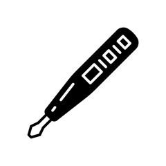 Voltage Tester icon in vector. Logotype