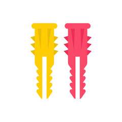 Screw Holders icon in vector. Logotype
