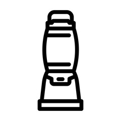 camping lantern glamping line icon vector. camping lantern glamping sign. isolated contour symbol black illustration