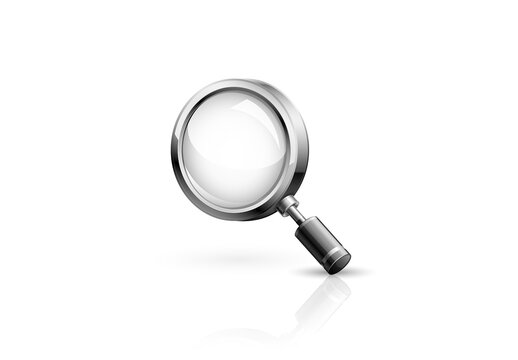 Realistic high detailed vector illustration of search icon.