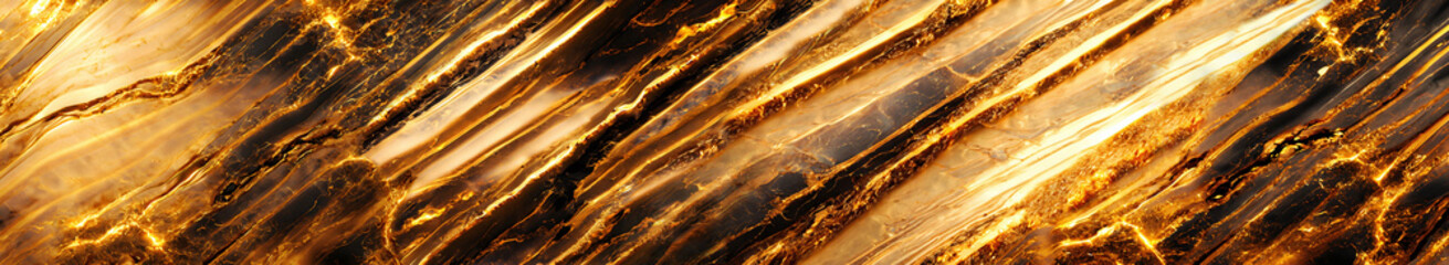 Golden infernal fiery diagonal marbled texture