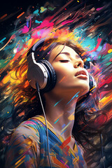 Visualization of music or sound