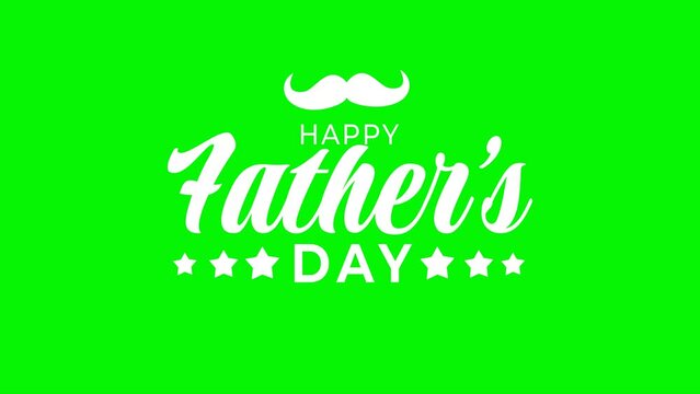 text animation with ink drop effect fathers day gold style