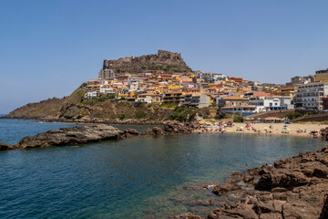Fototapeta na wymiar Seascapes of the Castellsardo coast (Sardinia-Italy)