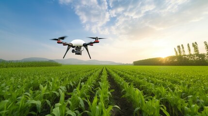 Smart Agriculture Stock Illustration. Future Farming Technology. Precision Farming and IoT Solutions. Sustainable Agri-Tech Concept. Digital Farm Management. AI-powered Farming Systems. Generative Ai