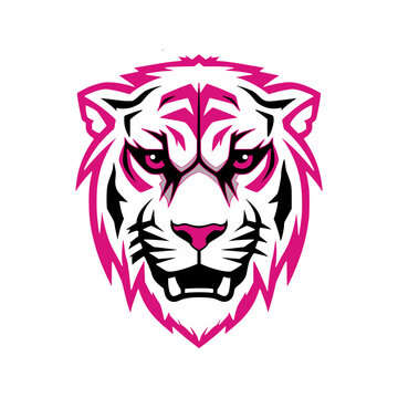 simple jaguar wild animal gaming esport logo vector illustration template design