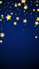 Magic stars vector overlay.  Gold stars scattered