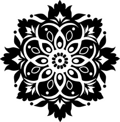 Mandala - High Quality Vector Logo - Vector illustration ideal for T-shirt graphic