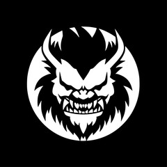 Fototapeta premium Beast - Minimalist and Flat Logo - Vector illustration