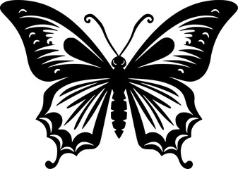 Butterfly - Minimalist and Flat Logo - Vector illustration