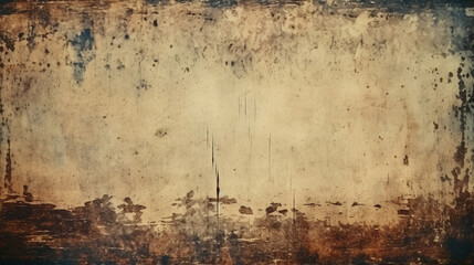 background with scuffs and scratches, old wall with cracked paint, old film effect. Generative ai.