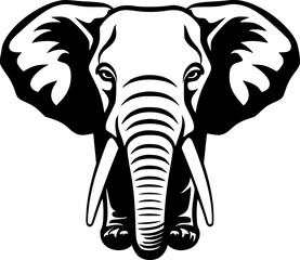 Obraz premium Elephant - High Quality Vector Logo - Vector illustration ideal for T-shirt graphic