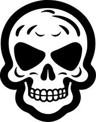 Fototapeta premium Hallowe'en | Black and White Vector illustration