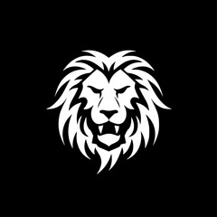 Fototapeta premium Lion | Minimalist and Simple Silhouette - Vector illustration