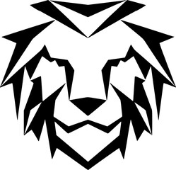 Lion | Minimalist and Simple Silhouette - Vector illustration