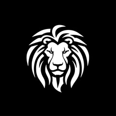 Lion | Minimalist and Simple Silhouette - Vector illustration