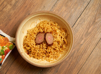 noodles in a bowl