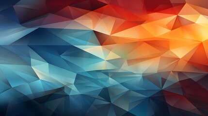 Obraz premium modern abstract background design with layers of textured white transparent material in triangle diamond and squares shapes in random geometric pattern.
