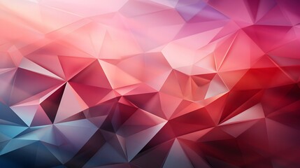 Fototapeta premium modern abstract background design with layers of textured white transparent material in triangle diamond and squares shapes in random geometric pattern.