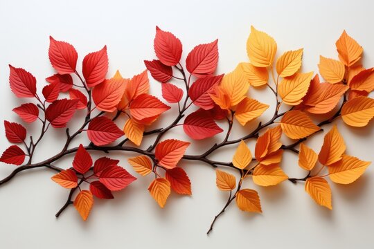 Autumn background of fall leaves.