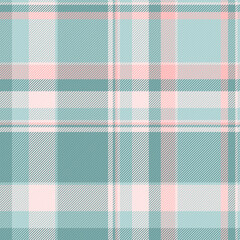 Fabric texture pattern of seamless tartan vector with a check background plaid textile.