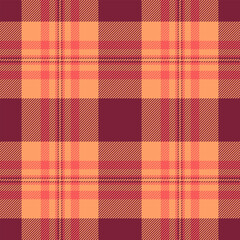 Pattern fabric seamless of tartan check vector with a background plaid texture textile.