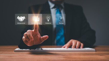 The businessman, leveraging his analytical, communicative, and interpersonal skills, navigated the complex world of finance, investments, and banking, effectively solving business-related challenges.