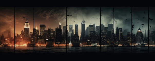 City iphone wallpapers, city in the night phone cover.