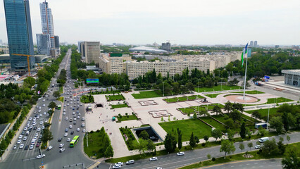 International Friendship Square in Tashkent city