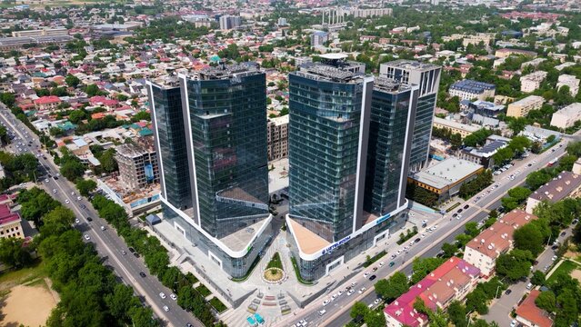 Tashkent, Uzbekistan - May 24, 2021: IT Park of Uzbekistan in Tashkent city