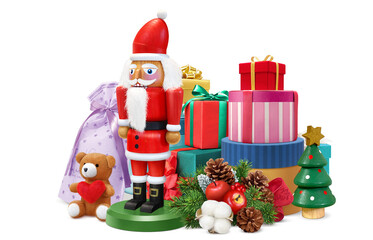 クリスマスプレゼント イラスト リアル セット