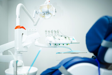 dentist tools. dental clinic